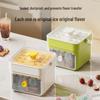 Handheld Ice Cube Mold with Food-Grade Freezer Storage for Homemade Ice