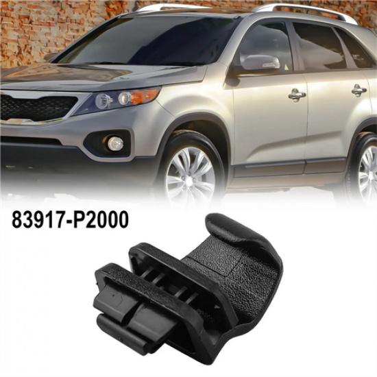 

1 Pair Black Car Rear Door Sunshade Retainer Clip For Kia Sorento