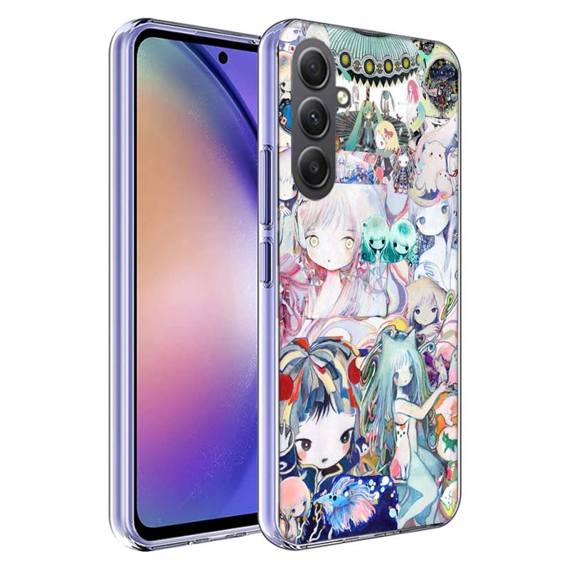 K-KikuoS Art Cute Phone Case for Samsung A17 A37 A57 A07 A16 A26 A36 A56 A06 A02S A12 A22 A32 A52S A04S A14 A24 A34 A54 A03 A13 Samsung A34 5G