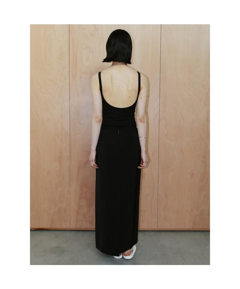 Diaepeocheo Soft Maxi H Line Skirt Black (Ta6727A035)
