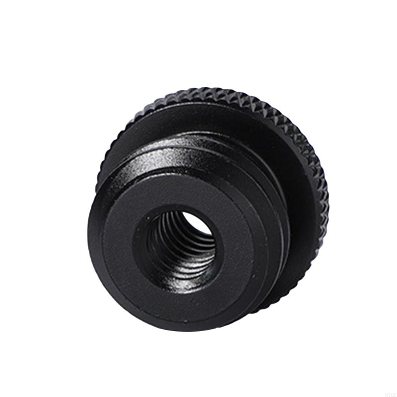 Mikrofonständer-Adapter 1/4 auf 5/8-11 Montieren Sie Kameras und LCD-Monitore auf einem Mikrofonständer für den Adapter einer Stativ-Wasserwaage