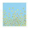 Pack of 20 Double Ply Disposable Napkins with Gold Foil Pattern for Party Decorations and Event Birthday Supplies