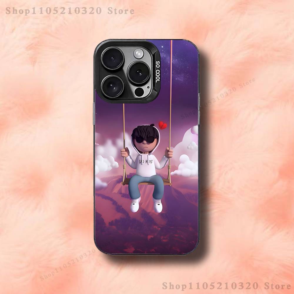 Sad Boyz J-Junior H Phone Case For iPhone 17,16,15,14,13,12,11,Pro,Max,Plus,E,Air,Mini Black Tpu Cover