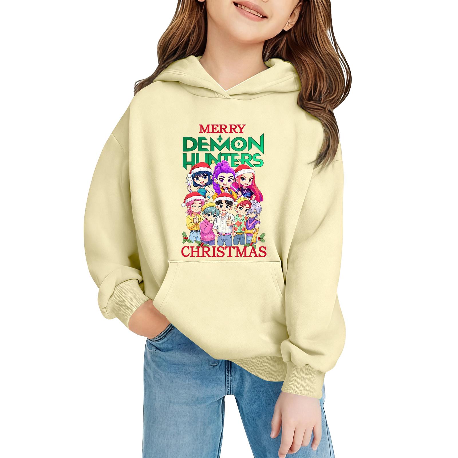 KPDH Huntrix Christmas Sweatshirt Merry Huntrix Christmas Shirt Hunters Zoey Huntrix Fan 150 бежевый 1676₽