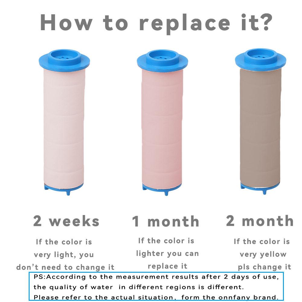 50KS Náhradní filtr sprchové hlavice Sprchová hlavice Odstraňuje Chlór/Fluorid/Tvrdou vodu/Vodní kámen Hygienické Koupelnové Doplňky