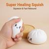 Toys Colorful Dumpling Squishes Stress Balls Fidget Sensory Simulation Food Squishies Bun with Steamer Squeeze Dough Ball Gift Presents
