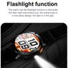 2025 New For Android Ios New AMOLED Smart Watch Men with Flashlight Sports Waterproof Fitness Tracker Bluetooth Call Smartwatch Man+Box
