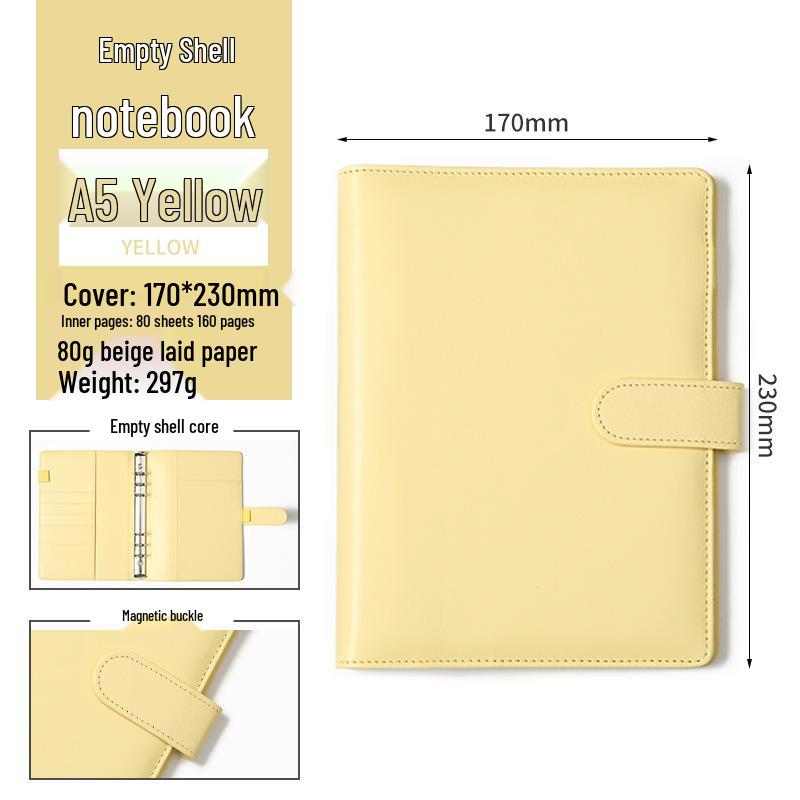 Korean-Style A6 Cute Loose-Leaf Notebook & Multifuntional Diary