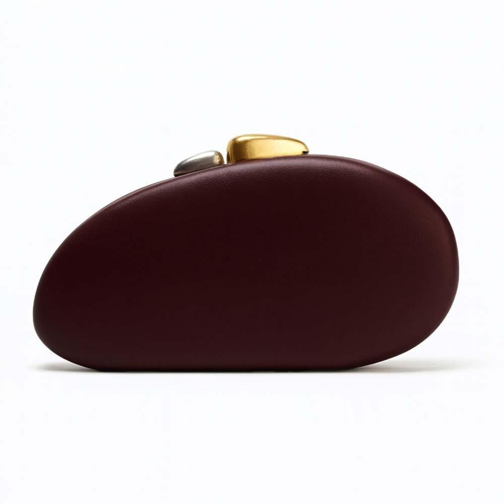 Designer Shell Shaped Acrylic Clutch Bag