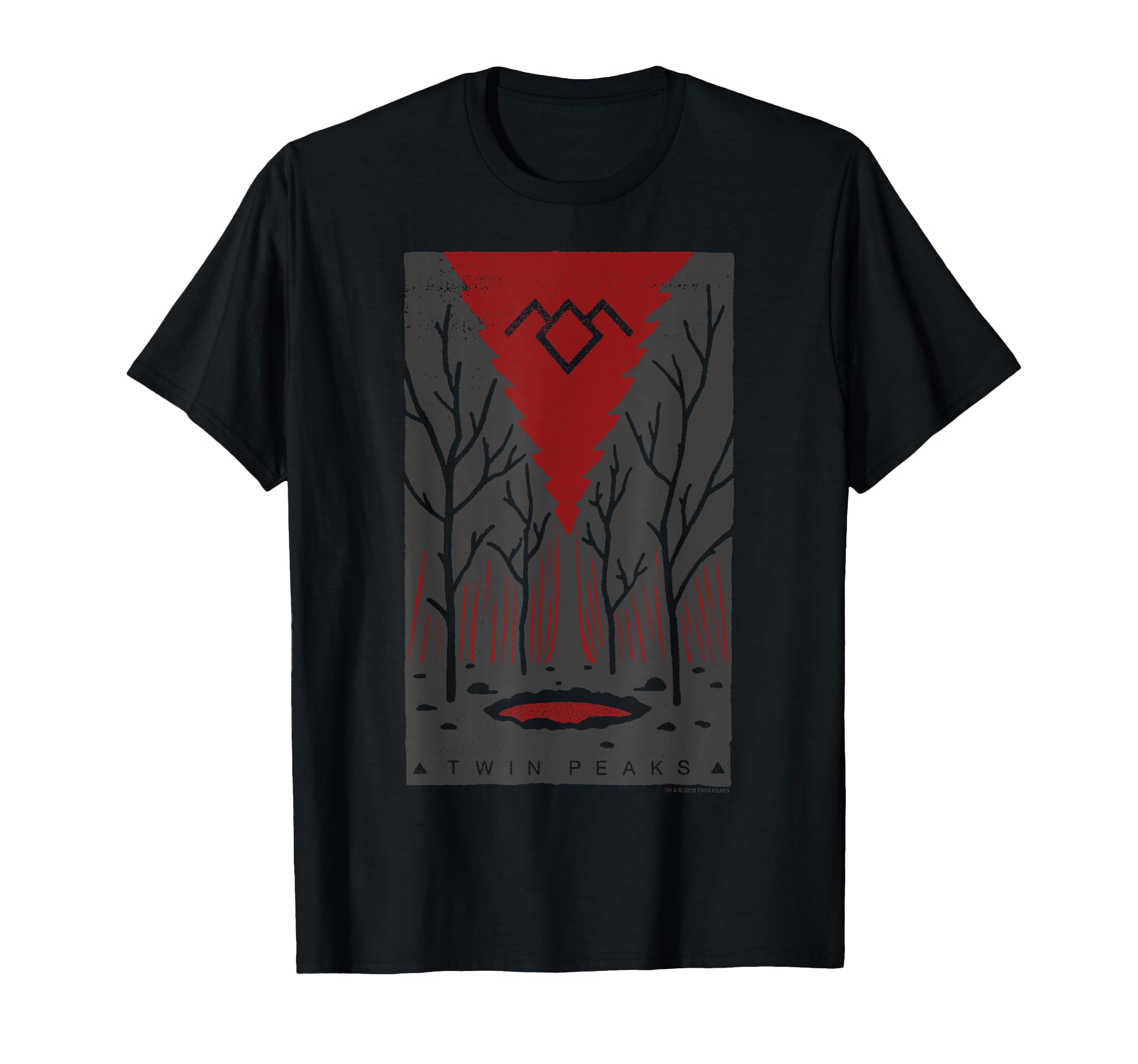 

Twin Peaks Entrance Pastel Painted Poster Graphic T-Shirt