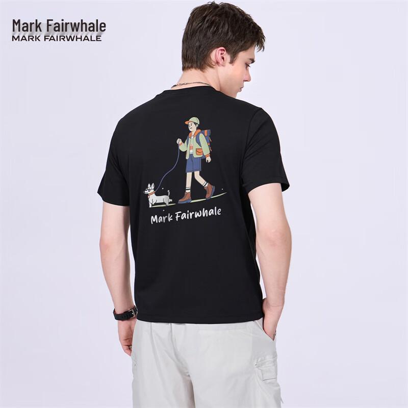 Mark Fairwhale Men s Embroidered Breathable Short-Sleeve T-Shirt L