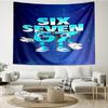 Space Adventure With Six Seven 67 Tapestry Room Decoration Wall Hanging for Living Room Bedroom, Dormitory, Birthday and Christmas Gifts