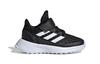 Adidas Rapidarun Elite Cushioning Abrasion Resistant Breathable Low top Toddler Shoes Black White Infant And Toddler EF9277