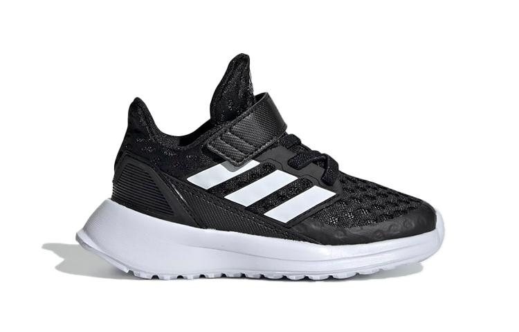 Adidas Rapidarun Elite Cushioning Abrasion Resistant Breathable Low top Toddler Shoes Black White Infant And Toddler EF9277