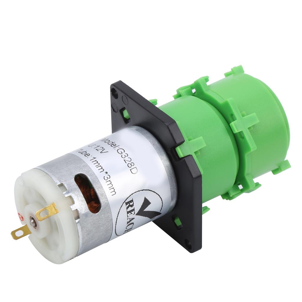 Dosing Peristaltic Water Pump Double Head Micro Liquid Circulating 1 X 3mm TubeDC 12V