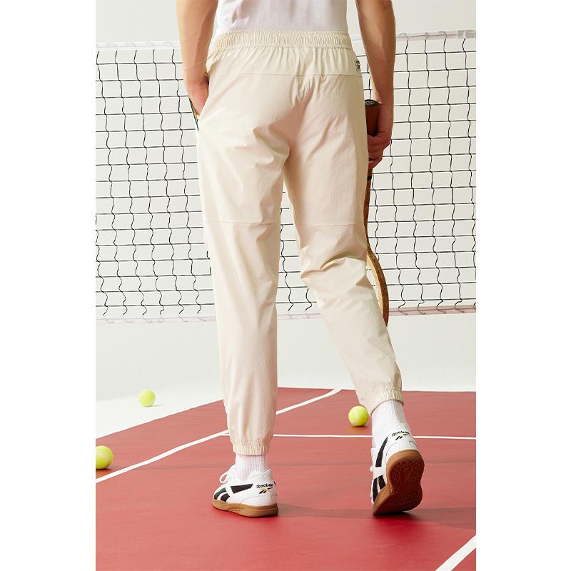 Reebok Fashionable Comfortable Versatile Woven Casual Pants Men Bottoms Off-White 24FRC633MGW2