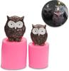 1pc 3D Candle Silicone Mold Owl Mold, Used for Making Candle,Cake Chocolate, Hard Candy In Kitchen Accessories,Candle Making