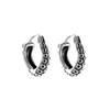 Retro Popular Hollow Earrings Crescent Pattern Earrings for Men and Women Trendy Hip-Hop Rock Earrings Jewelry