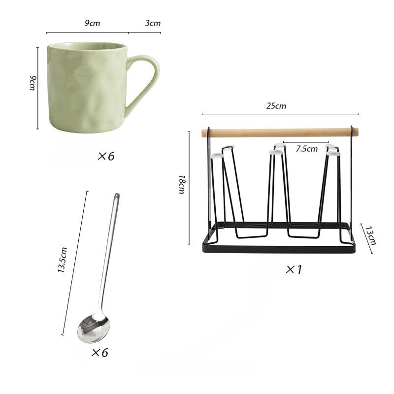 High Value Ceramic Water Cup Cream Wind Couple Cup Girls Creative Breakfast Coffee Cup