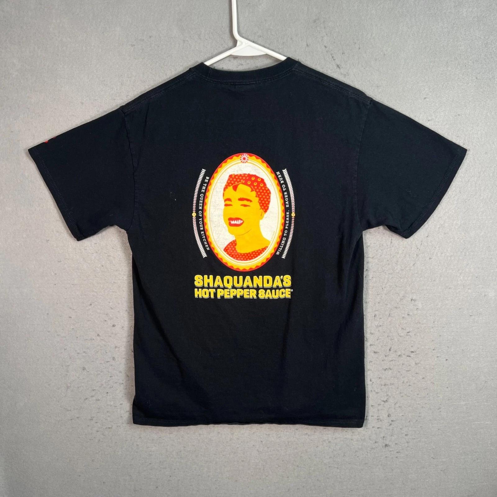 

Noah Shaquanda s Hot Pepper Sauce Black Graphic Pocket T-Shirt Medium Mens 3XL