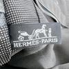 HERMES canvas Her LineMM Tote Bag cotton gray unisex Used
