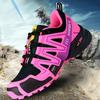 נעלי ריצת שטח והליכה קלות לנשים לאביב/סתיו, נעלי ספורט חיצוניות נושמות