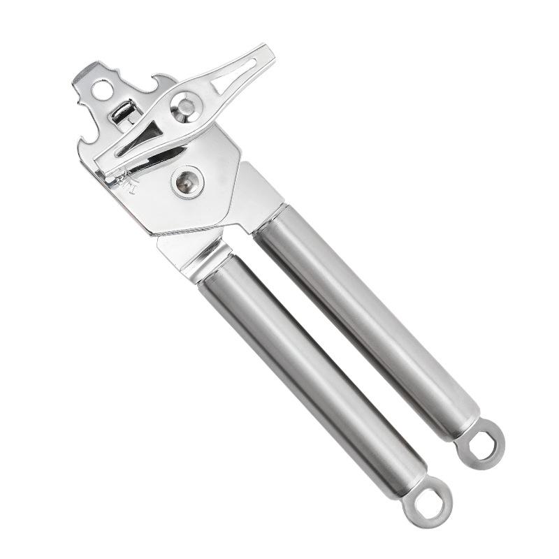 Professional Stainless Steel Tin Can Opener Multifunctional Side Cut Kitchen Tool Beer Bottle Opener