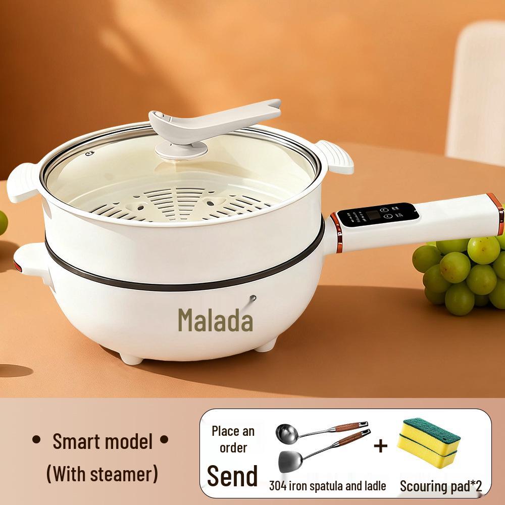 Smart Non-Stick All-in-One Electric Stir-Fry Wok and Cooking Pot for Dorms and Households