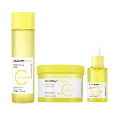 Gold Kiwi Vita C+ Brightening Skincare  (Toner 150ml, Serum 45ml, Toner Pads 80 Sheets) (12 Options)