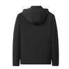 Men's Plus Size Fleece-Lined Cotton Jacket - Middle-Aged & Elderly