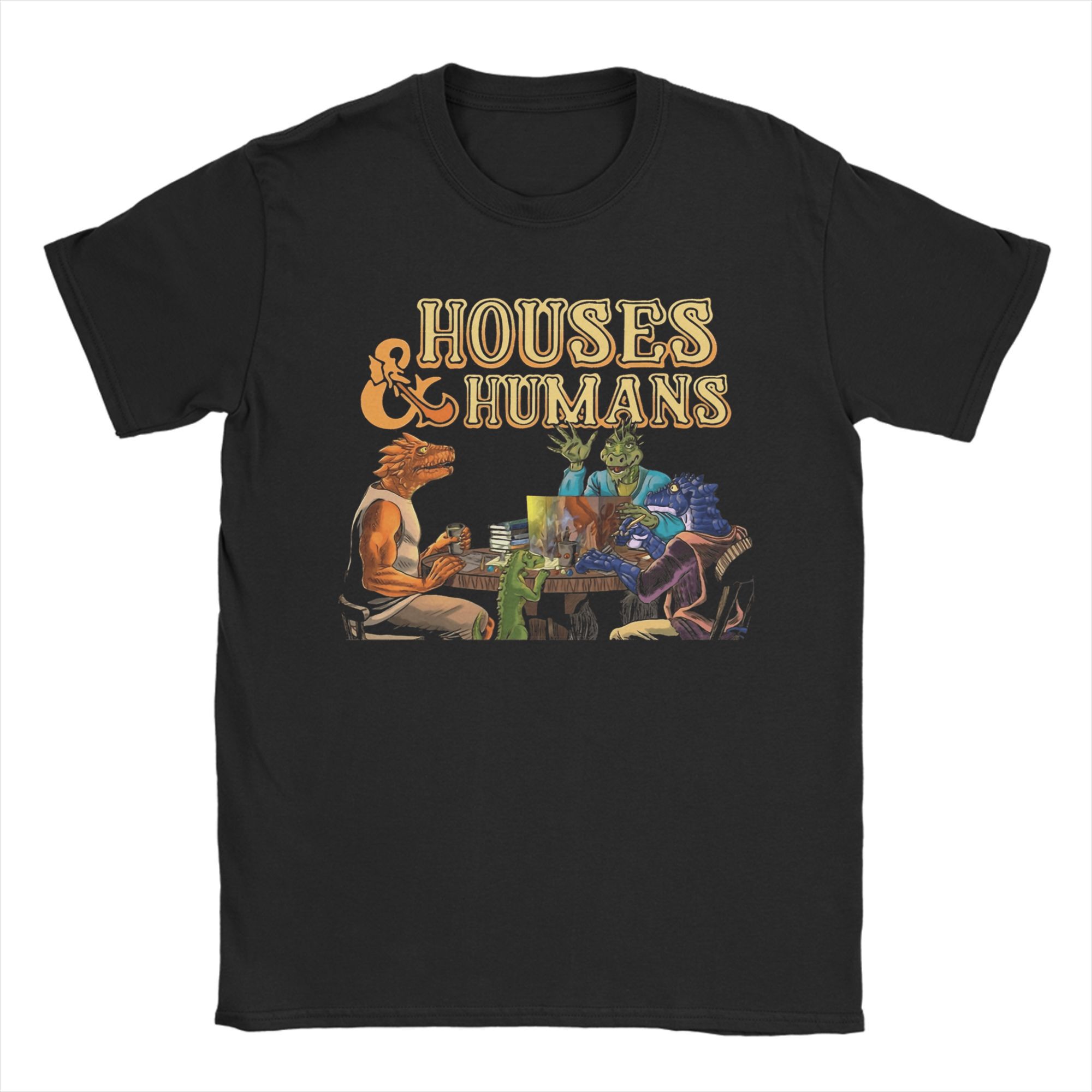 Dungeons Dragons Monsters Houses & Humans T-shirt S