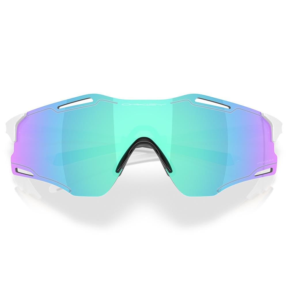 Oakley Sunglasses 0OO9512D CYBR ZERO POLISHED WHITE PRIZM SAPPHIRE 95120239 Polarized [Oakley]