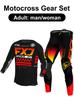 Sada oblečení na motokros Enduro cross Dres Kalhoty Sady Racer Sada vybavení Terénní Pánské Sady Dámské horské Downhill Motocykl MX