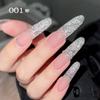 2025 Reflective Rhinestone Gel Polish - Super Sparkle Silver, Internet Trend, Nail Salon Exclusive