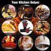 High Temperature Resistance Kitchen Gloves Oven Mitts Barbecue 800 Degrees Fireproof Heat Insulation Microwave Oven Gloves
