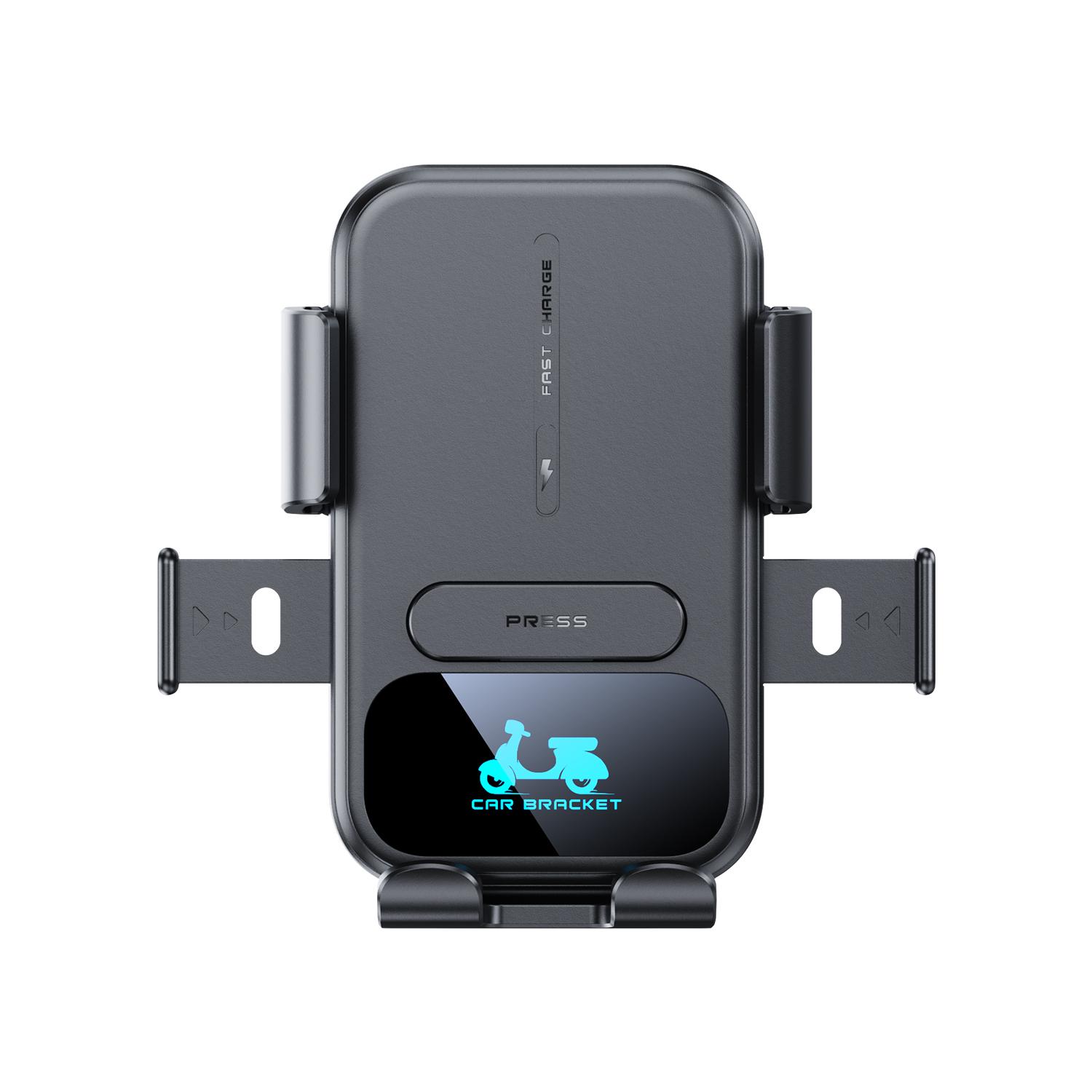 

Motorcycle Wireless Charging Mobile Phone Holder Riding Mount with Umbrella Qi Fast Charging Wireless Phone Stand Bracket Holder Shockproof Waterproof