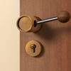 Black Walnut Vintage Door Lock Creative Design Modern Door Knob Security Door Bar  Bedroom Use