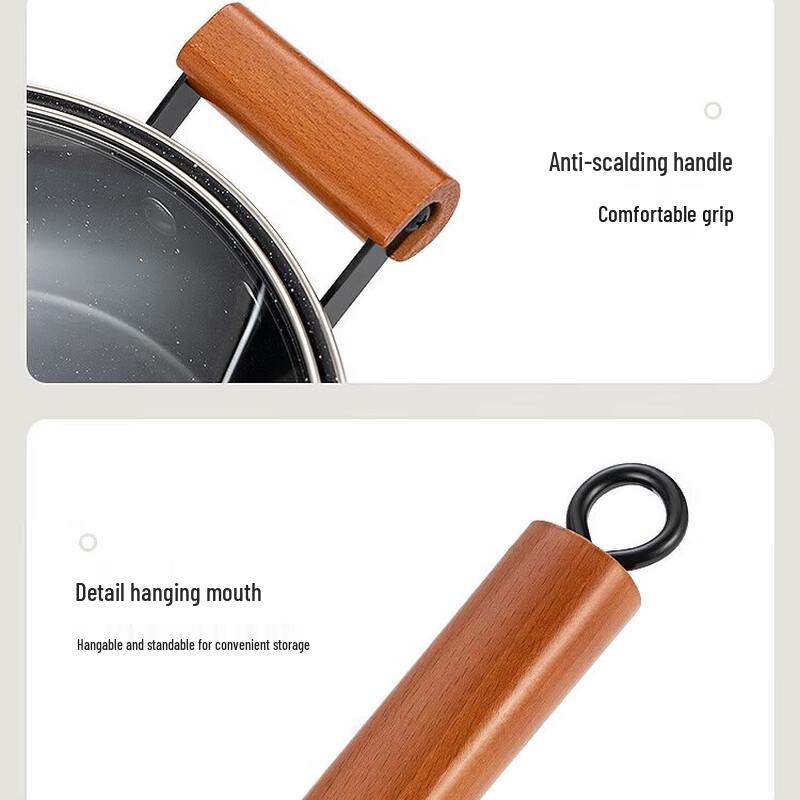 Debao Maifan Stone Non-stick 3-Piece Cookware Set