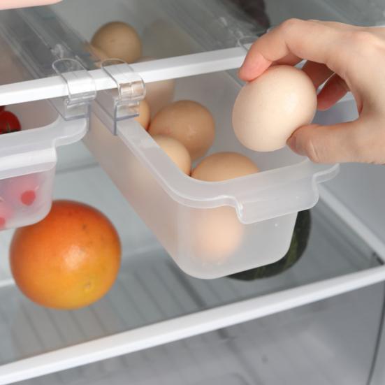 Useful Fridge Shelf Holder Storage Box Large Capacity Solid Fridge Drawer