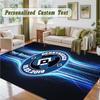 Crystal Velvet Square Rug Custom NameHamburger SV Pattern Non Slip Home Floor Decor Rug
