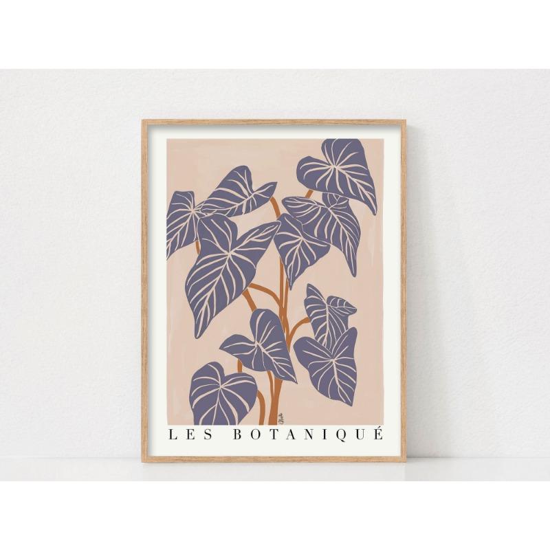 

1 шт. Богемское ботаническое настенное искусство Цветок Черепаха Бамбук Фикус китайский Минималистичные ботанические принты Дом Спальня Спальня Декор 21cm×30cm NoFrame