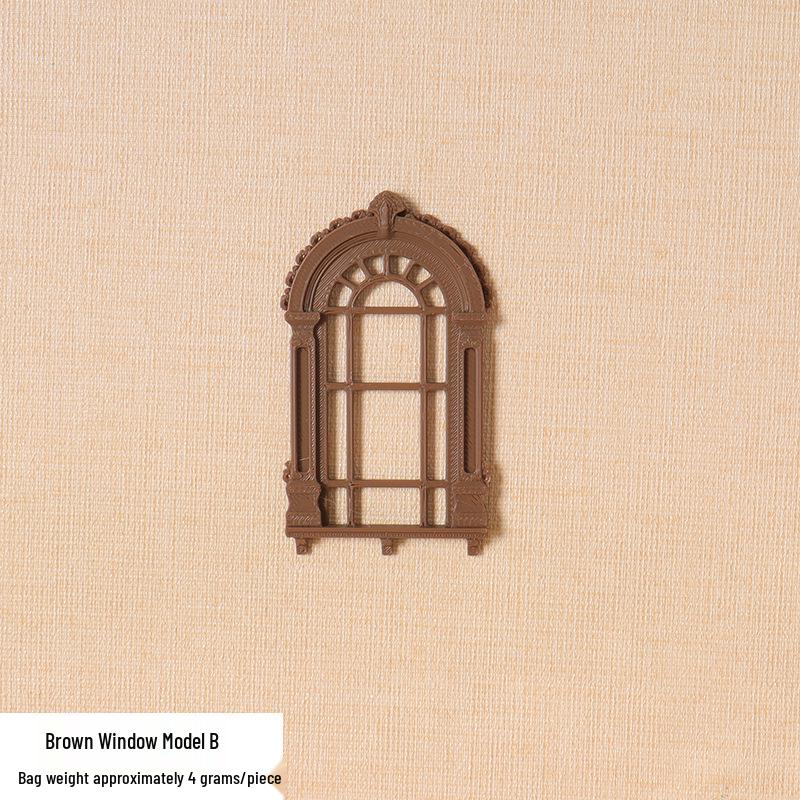 Miniature European Retro Doorway Scene Props