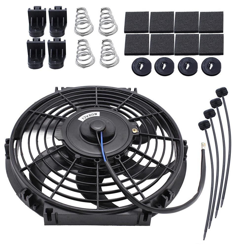 Automotive Cooling 80W 10-Inch Fan Automotive Applications Flexible Mounting Options Heat Dissipation Low Power Consumption
