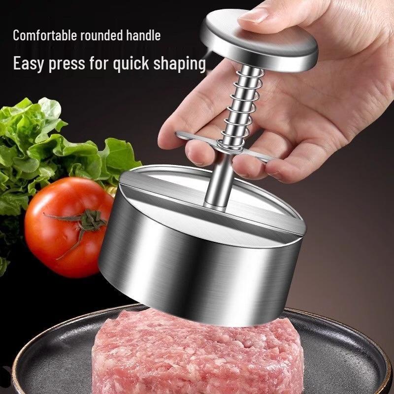 Stainless Steel Burger Press