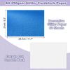 60Sheets Glitter Cardstock A4 Glitter Paper Card Stock Shiny Scrapbook 250gsm Sparkly Paper Large Shimmer for Scrapbook DIY Art