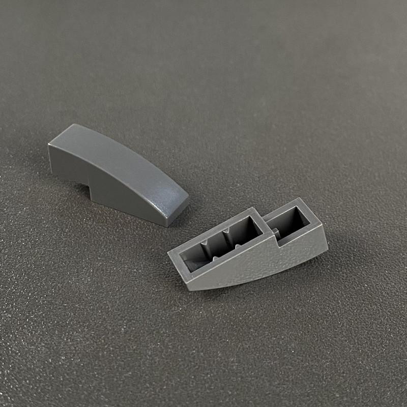 Small Particle Building Block Diy Parts Compatible Building Block 50950 Accessories 1X3 Curved Smooth Flat Brick, Supplement