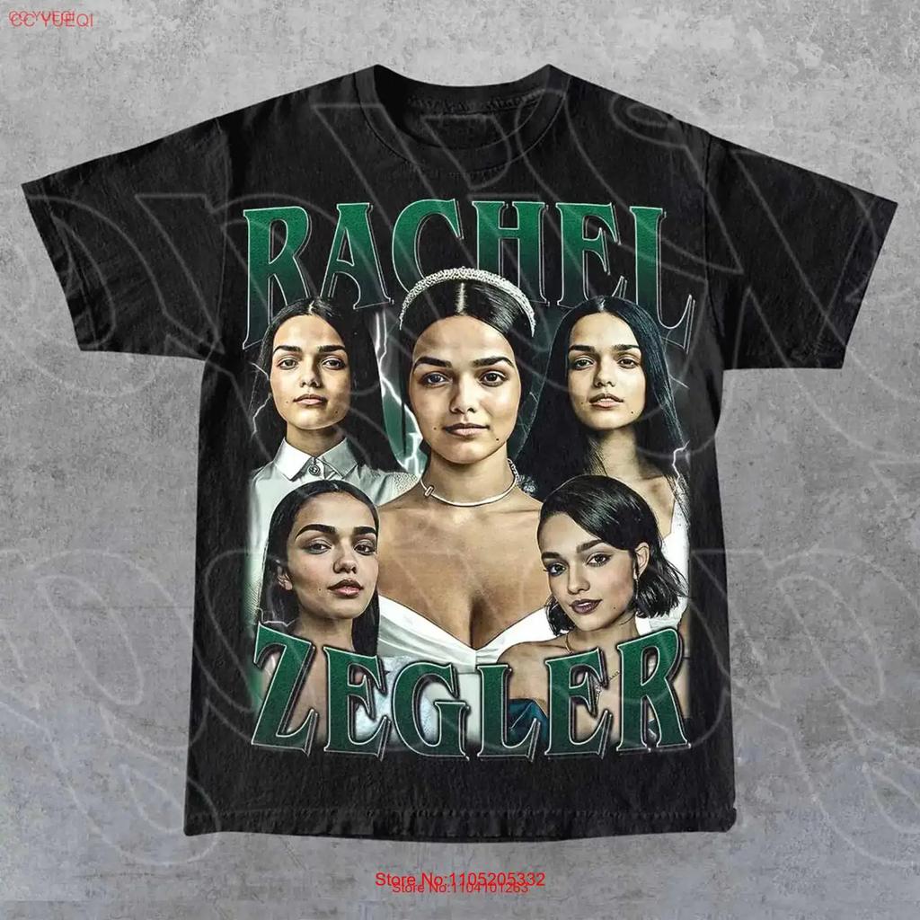 Limited Rachel Zegler Vintage T Shirt For Unisex And Unisex Vintage Designer Clothes Slightly Graphic Casual Homme Soft