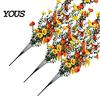Maintenance Free Decorative Plants Fall Artificial for Hanging, UV-Resistant Faux Flowers, Realistic Plastic Flowers Garden Trailing Vines Autumn