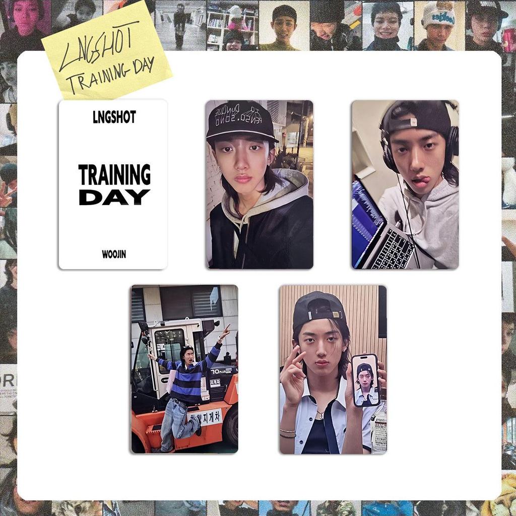 LNGSHOT Training Day EP Album Merchandise: Bonus Photocards Featuring Wu Lü Lobster