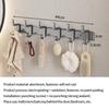Upgrade Widen And Thicken Movable Aluminum Backdoor Hook Folding Robe Hooks for Bathroom Kitchen Accessories